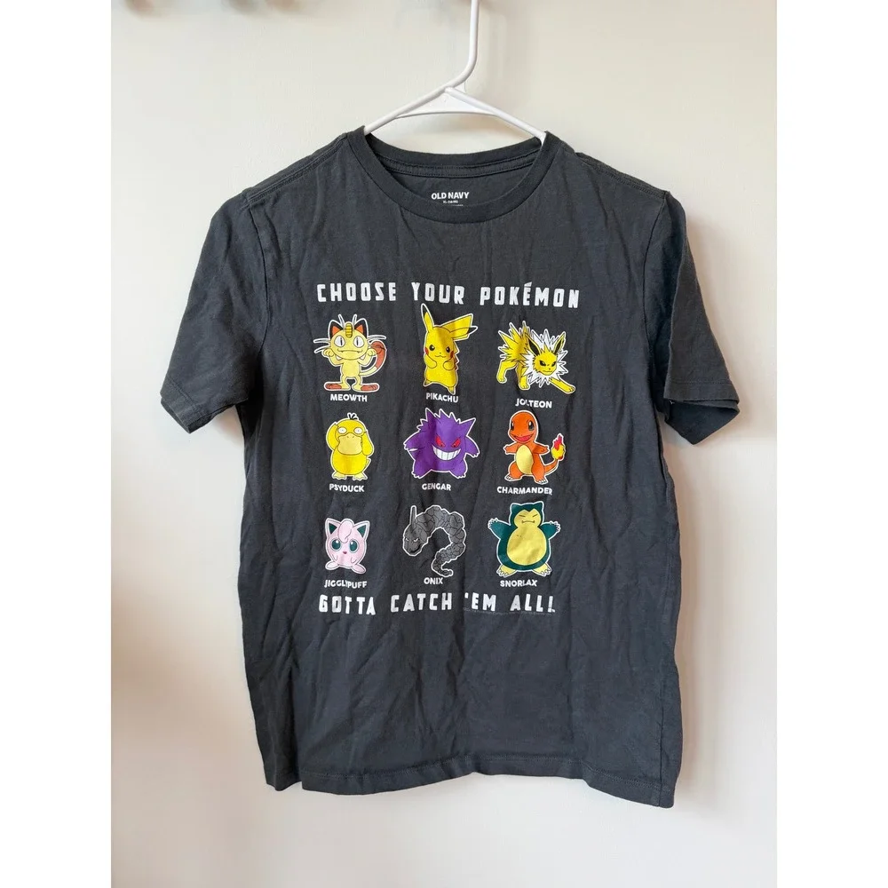 Old Navy Boys Pokemon Graphic Tee XL 14-16 Gotta Catch Em All Shirt